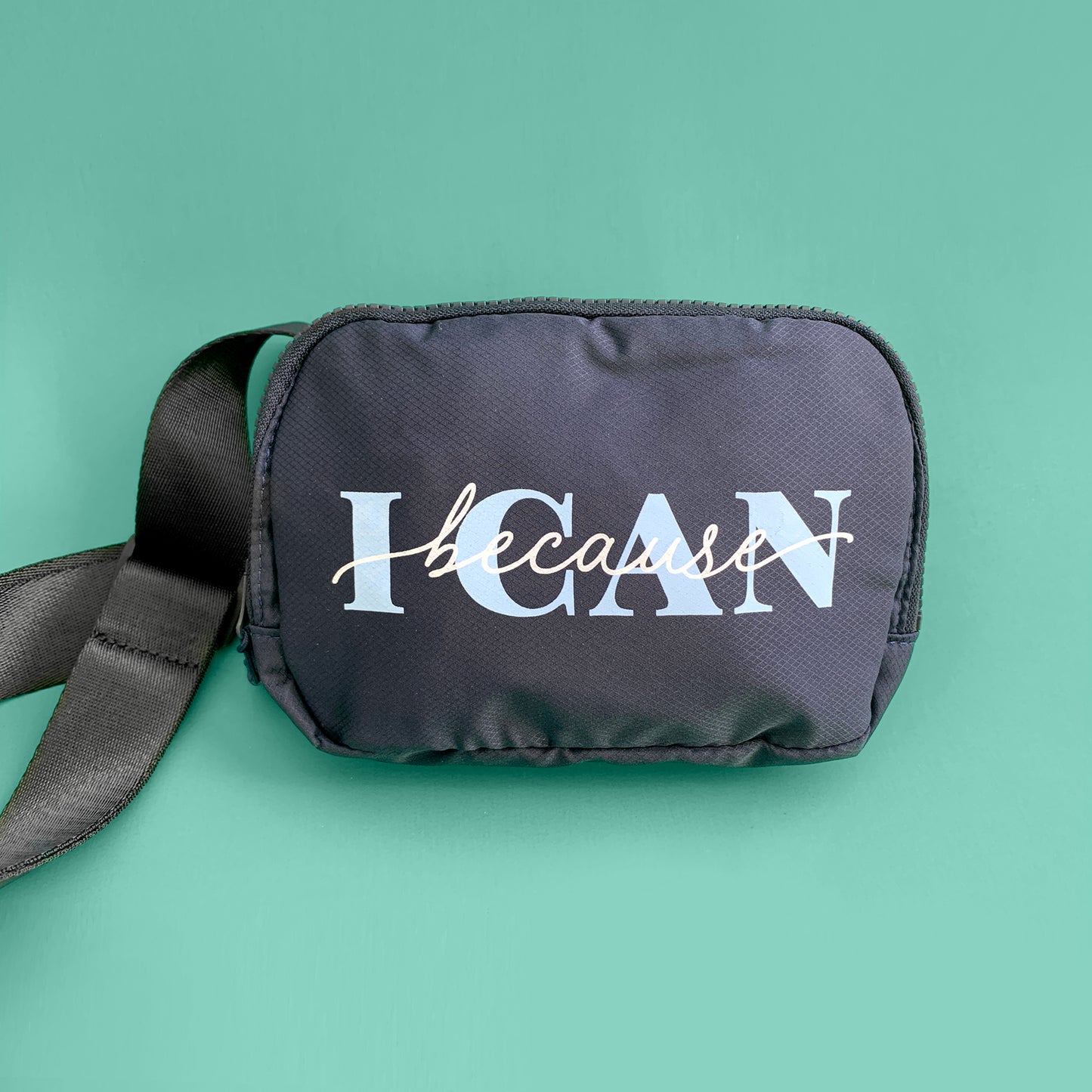 Because I CAN Belt Bag (Large Logo)