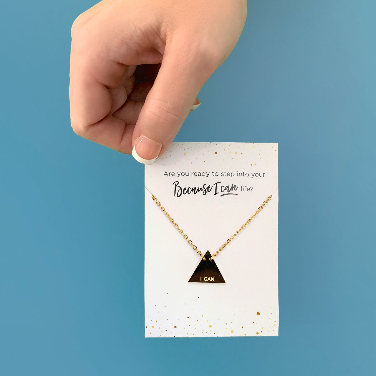 I CAN Gold Necklace