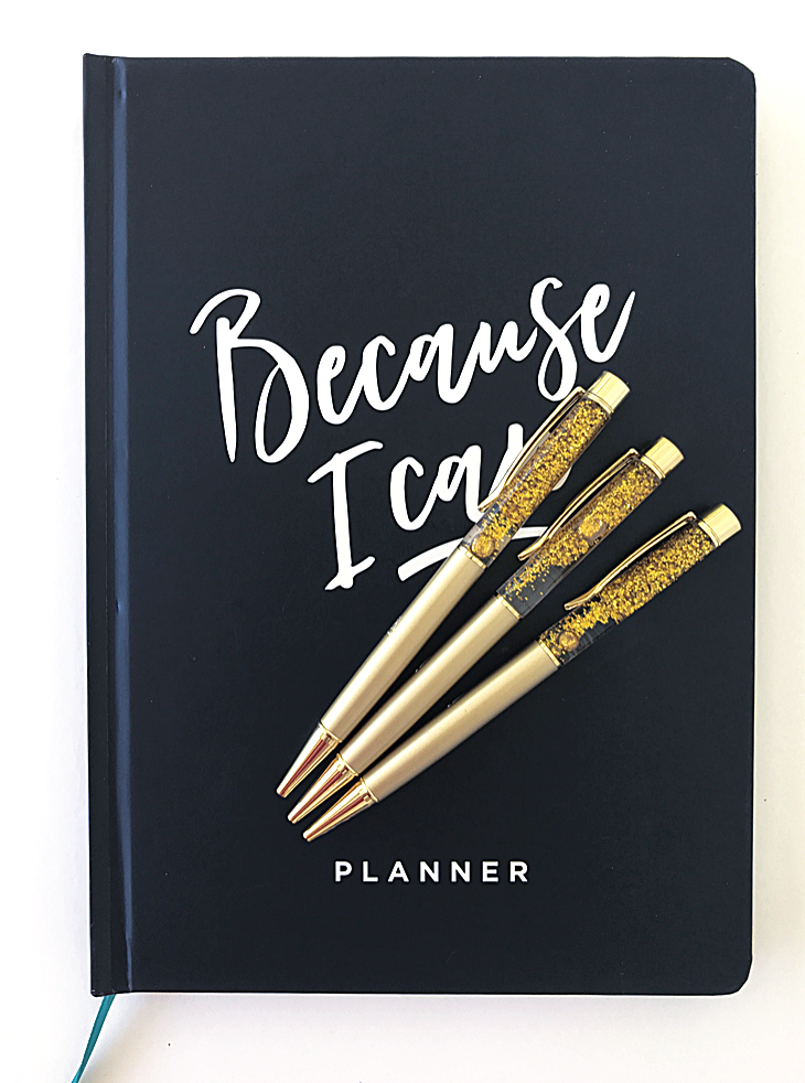 3 PACK of Because I CAN GOLD Pens