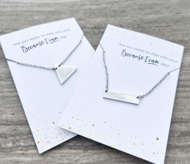 I CAN Silver Necklace