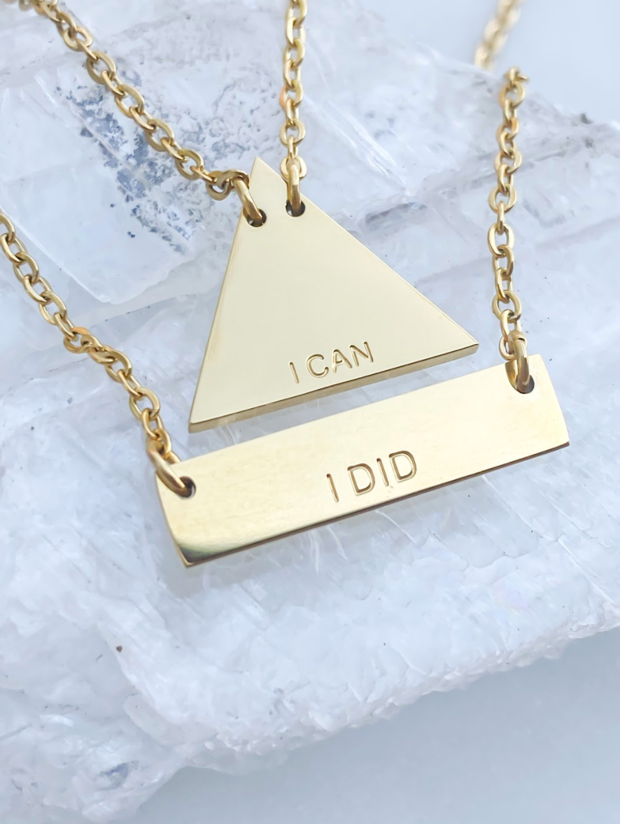 I CAN Gold Necklace