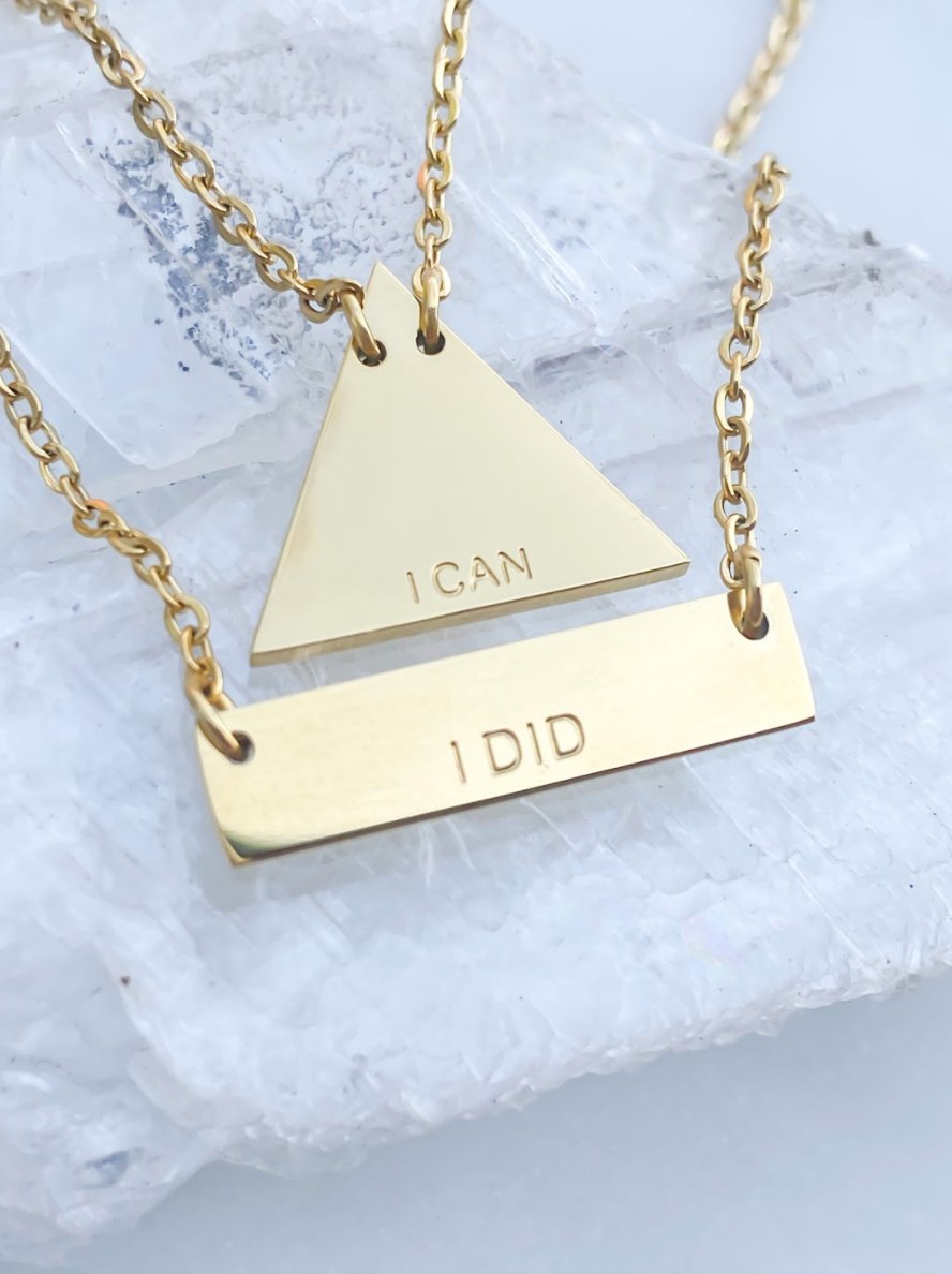 I CAN Gold Necklace