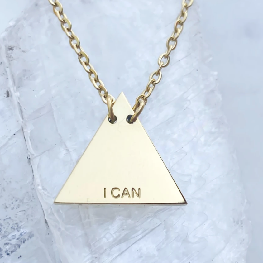 I CAN Gold Necklace