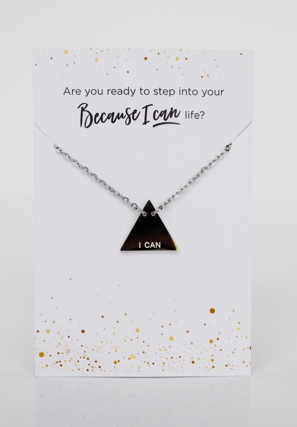 I CAN Silver Necklace